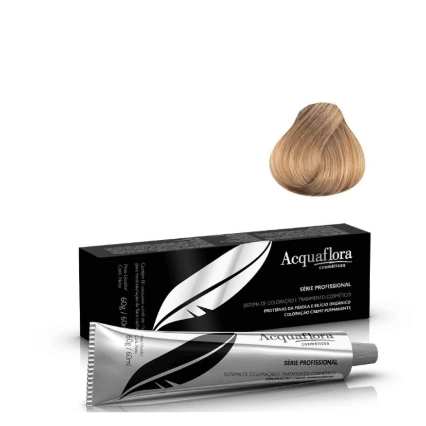 Acquaflora Coloração Creme Vegana 9.0 Louro Muito Claro 60g