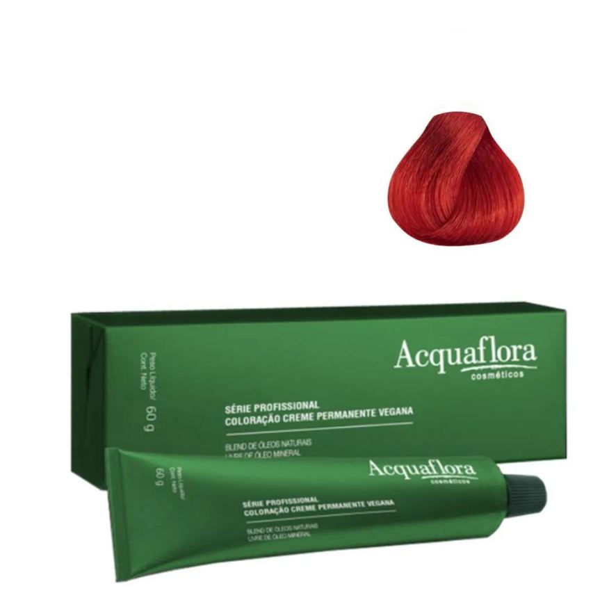 Acquaflora Coloração Creme Vegana 0.6 Vermelho 60g