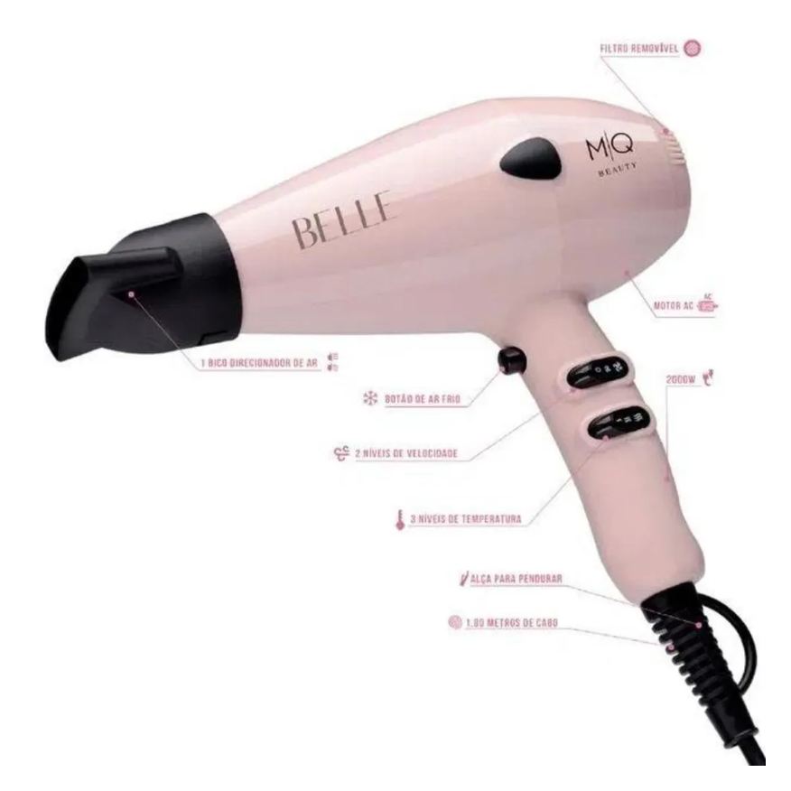 Mq Secador Beauty Belle 2000w 220v