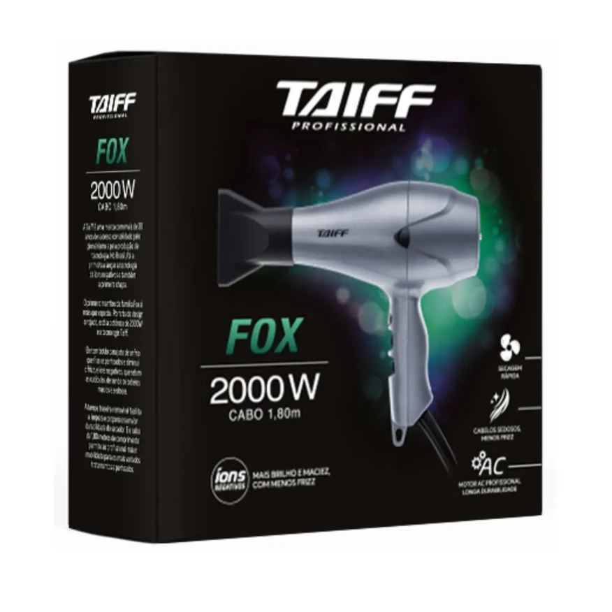 Taiff Secador Fox Prata 2000w 127v