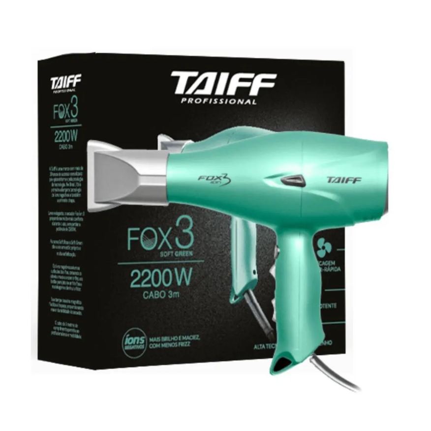 Taiff Secador Fox 3 Soft Green 2200w 220v