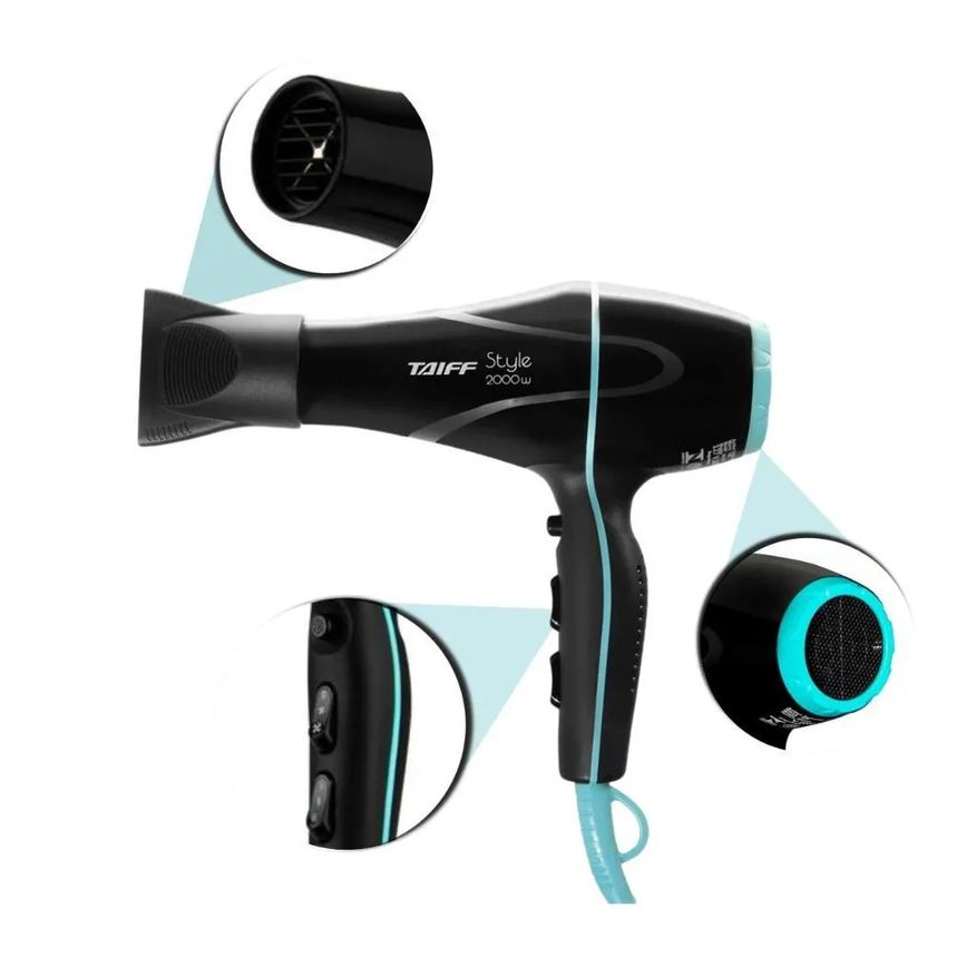Taiff Secador Style Preto 2000w 220v