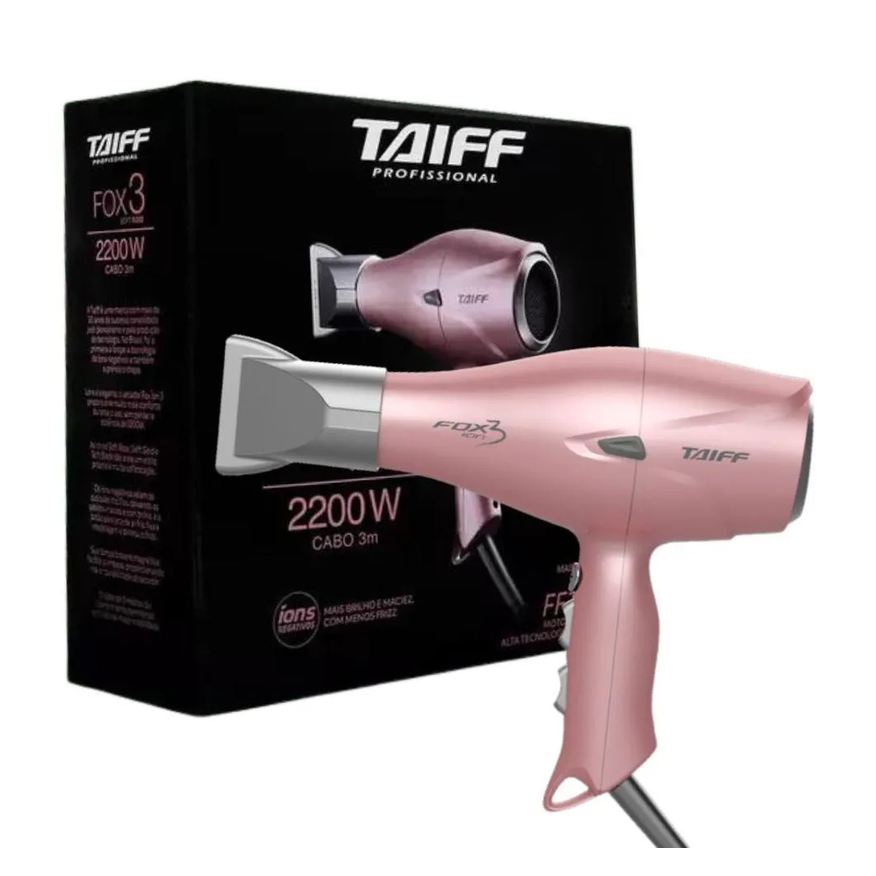 Taiff Secador Fox 3 Soft Rose 2200w 220v