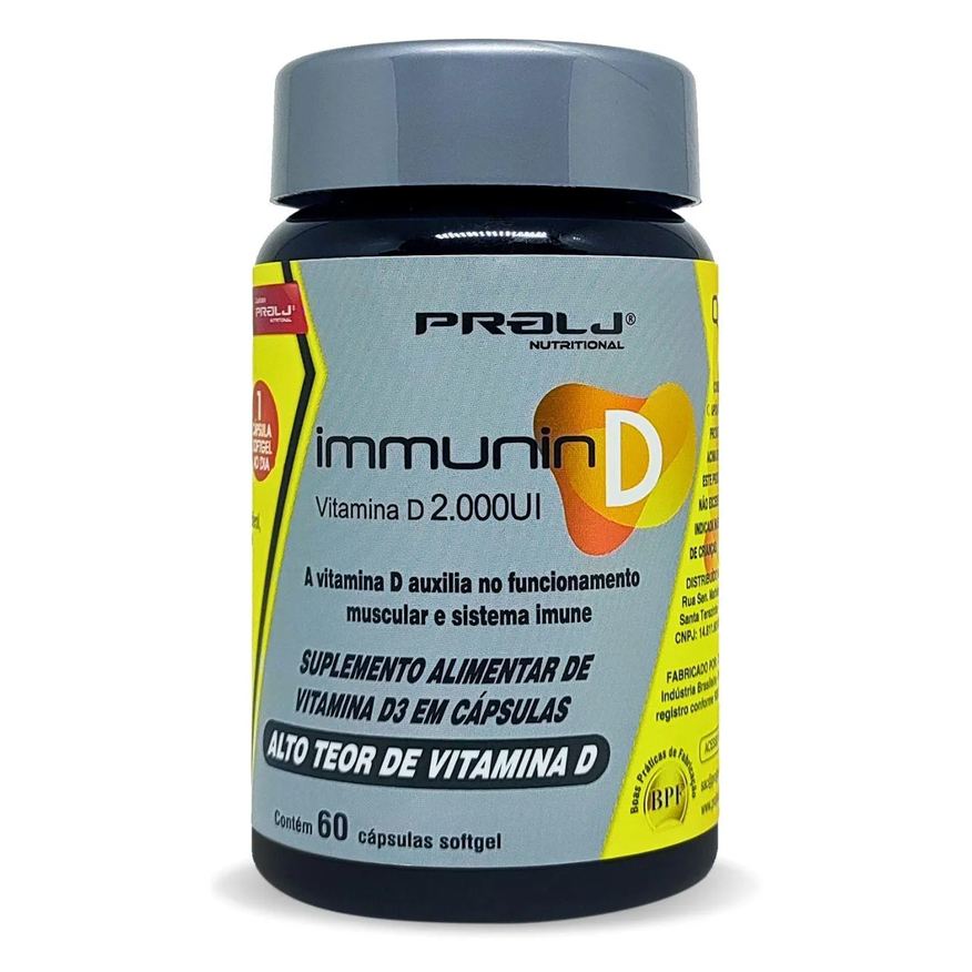 Prolj Immunin D 2000Ui 60 cápsulas Gel Nutritional