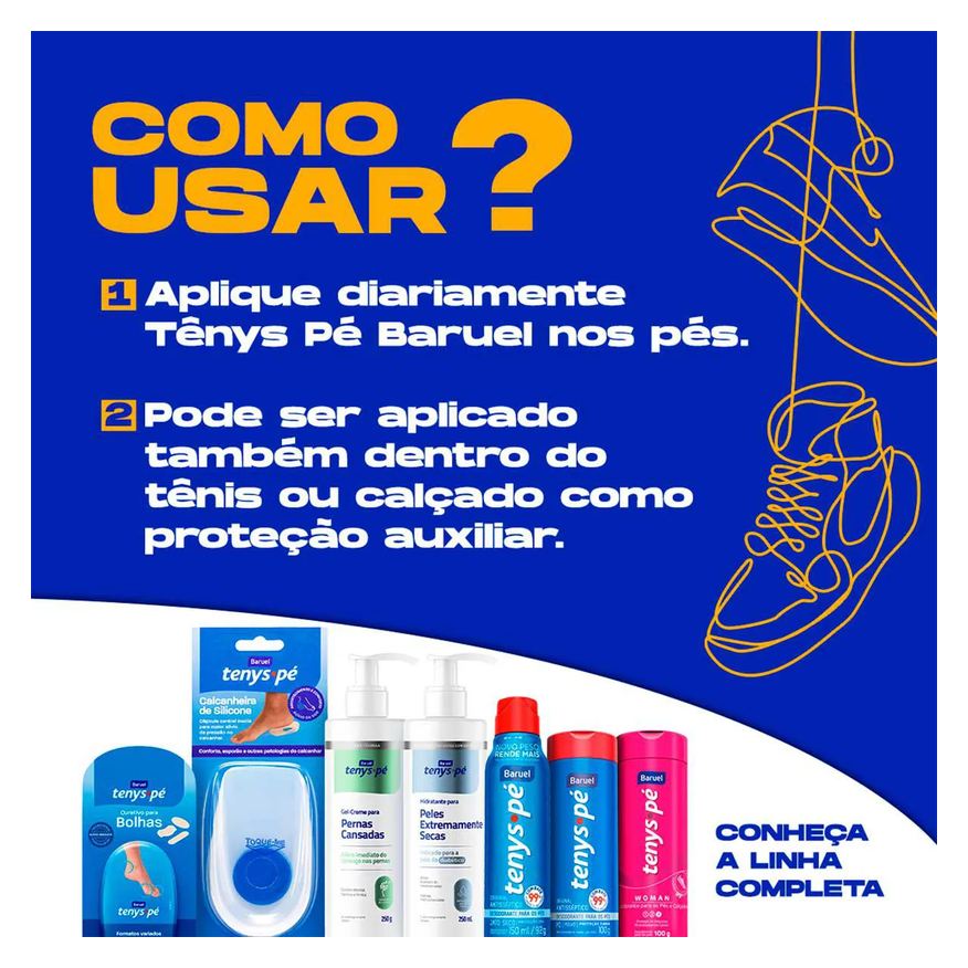 para Talco os Pés Tenys Pé Woman