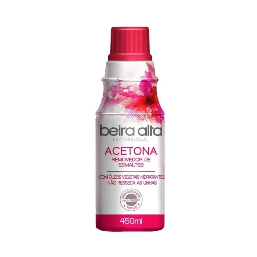 de Removedor Esmaltes Acetona Beira Alta 450ml