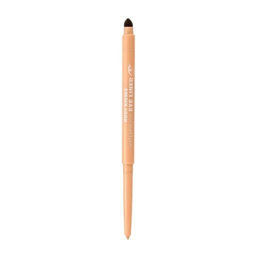 Kiss New York Lápis Retrátil para Olhos Ruby Kisses Eye Liner A Prova D´água Bege 0,35g