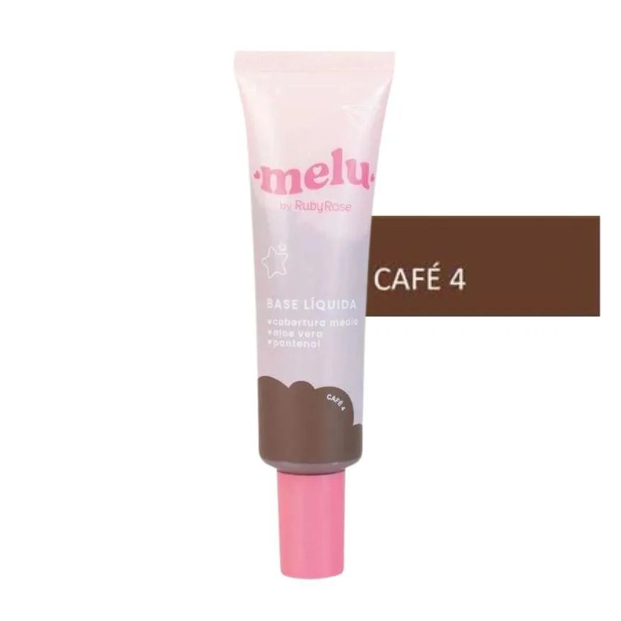 Ruby Rose Base Líquida Melu By Café 4 Hb-8055/12 29ml