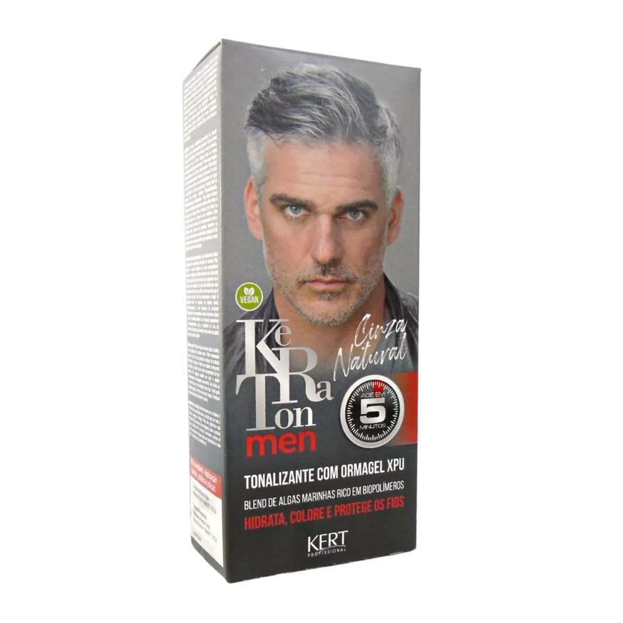 Kert Tonalizante Keraton Men Cinza Natural