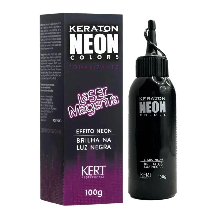 Kert Tonalizante Keraton Neon Colors Laser Magenta 100g