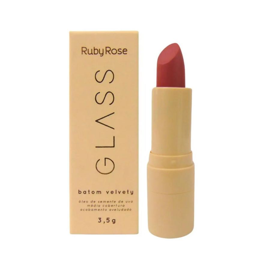 Ruby Rose Batom Velvety Glass Bg06 3,5g