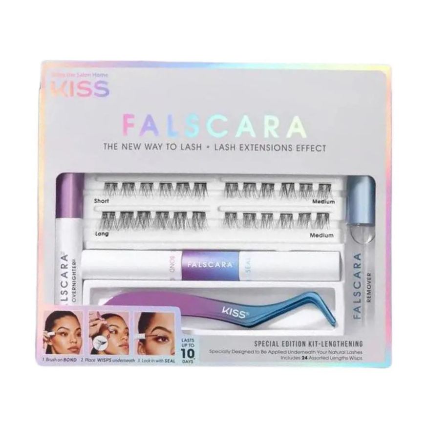 Kiss New York Kit Extensão de Cílios Falscara Kfck01tg