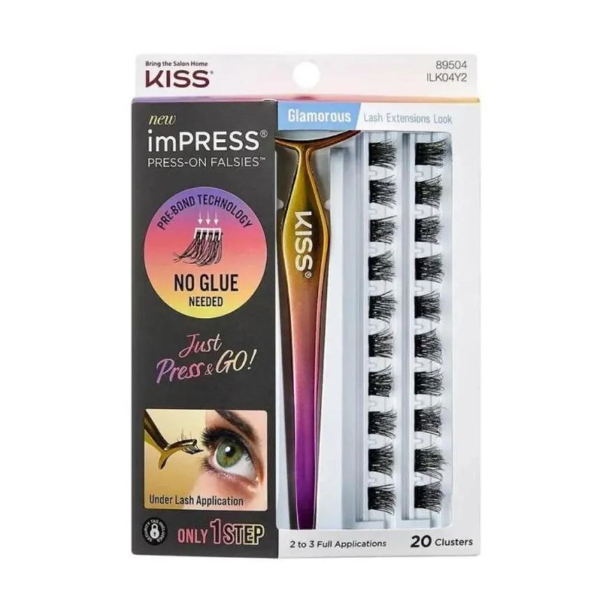 Kiss New York Cílios Autocolantes Impress Glamorous Ilk04y2