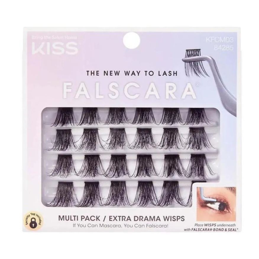 Kiss New York Cílios Individuais Falscara Extra Drama Wisps Kfcm03