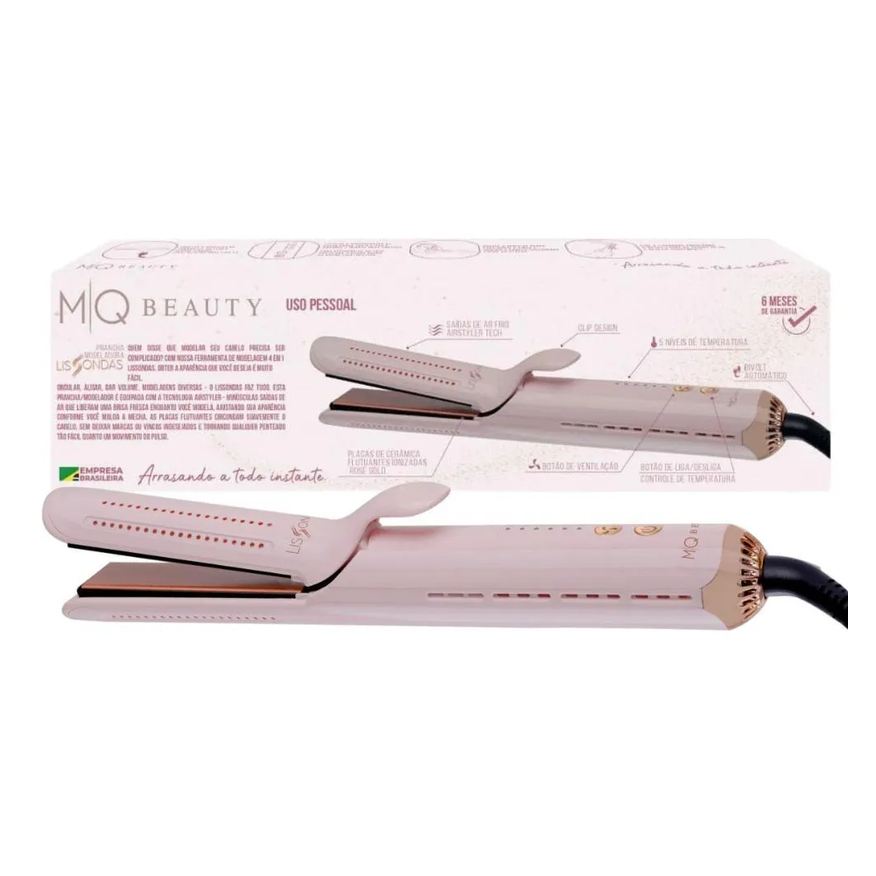 Mq Hair Prancha Modeladora Mq Beauty Lissondas Airstyler Tech Bivolt
