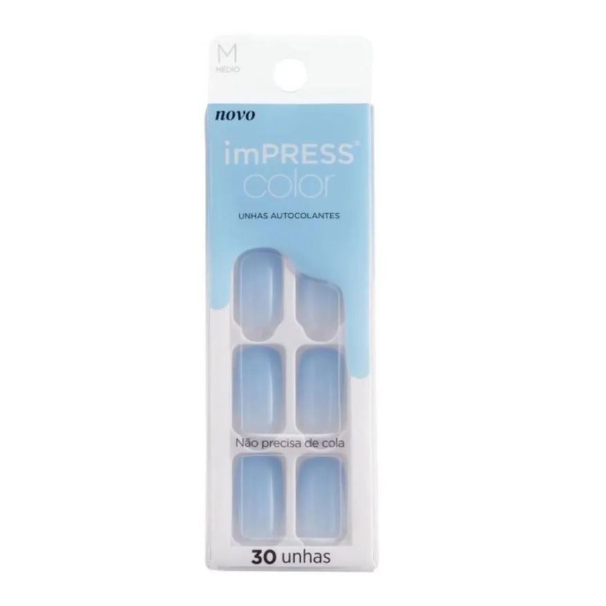 Kiss New York Unhas Autocolantes Kiss Ny Impress Médio New Wave Imc12y9b