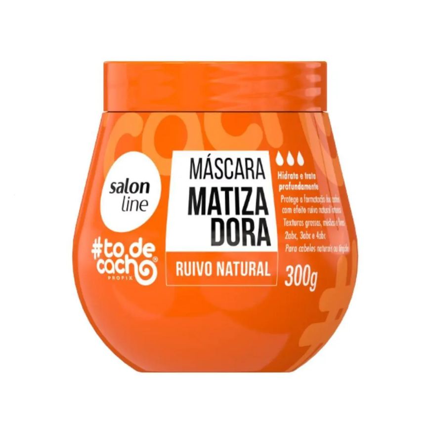 Salon Line Máscara Matizadora #todecacho Ruivo Natural 300g
