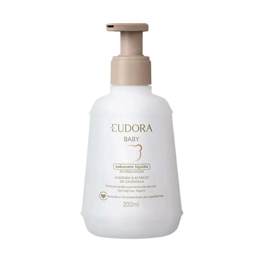 Eudora Sabonete Líquido Baby Algodão & Extrato de Calêndula 200ml