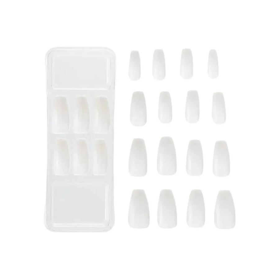 Natura Unhas Postiças Naturals Kiss New York Natural Bailarina Longo