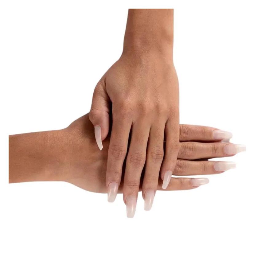 Natura Unhas Postiças Naturals Kiss New York Natural Bailarina Longo