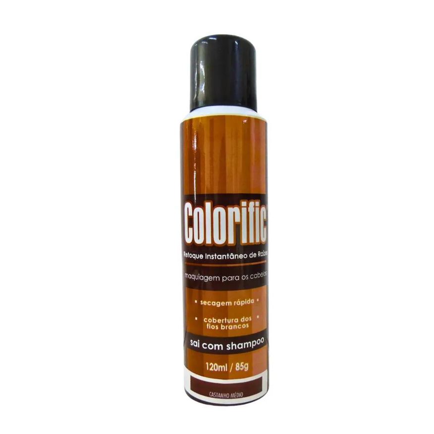 Colorific Maquiagem para Cabelo Castanho Médio 120ml