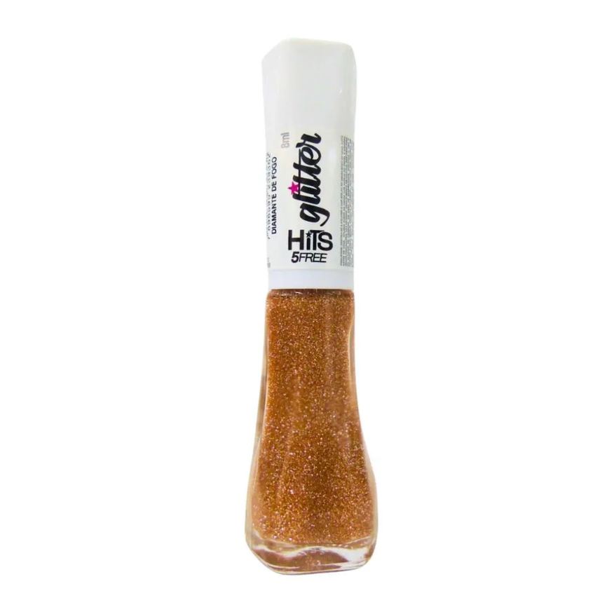 Hits Esmalte Glitter Diamante de Fogo 8ml