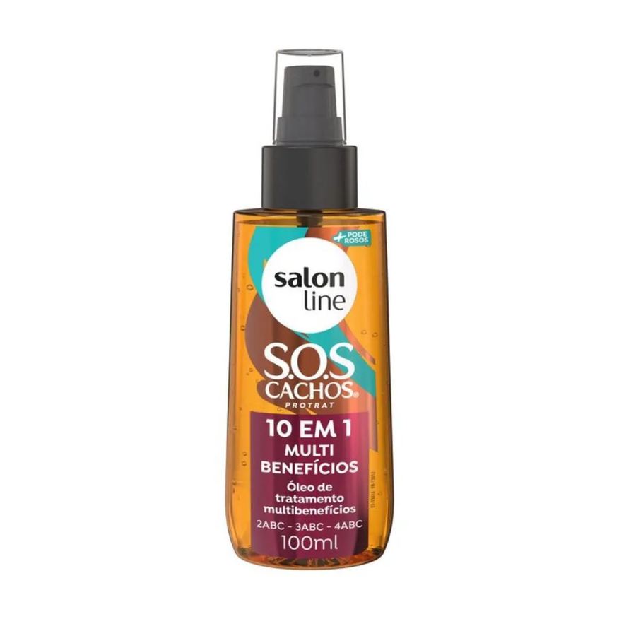 Salon Line Óleo 10 em 1 Multibenefícios Sos Cachos 100ml