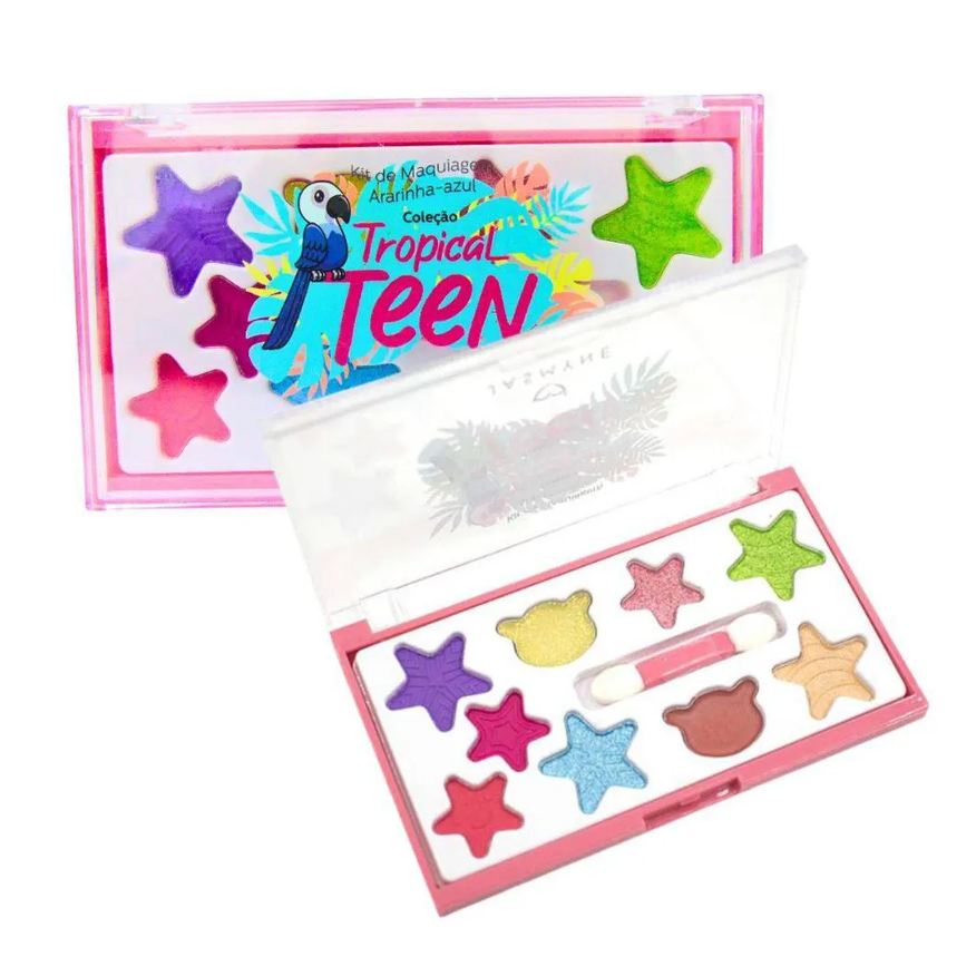Jasmyne Kit de Maquiagem Tropical Teen Ararinha-azul A 7,65g