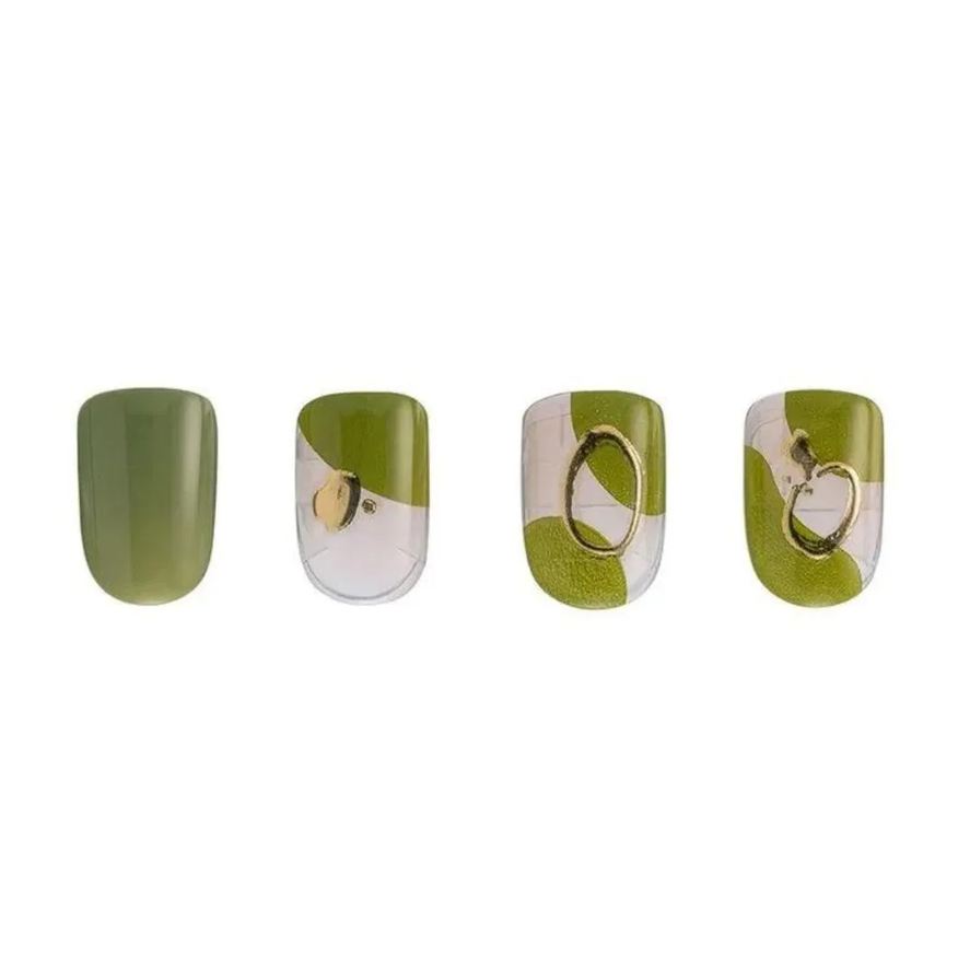 Autocolantes Unhas Kiss Impress Nail Art Before Sunrise Quadrado Curto C/30un Im35b