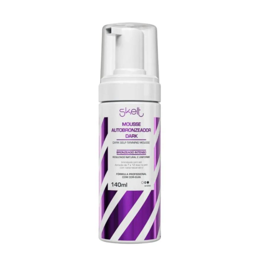 Skelt Mousse Autobronzeador Dark Bronzeado Intenso 140ml