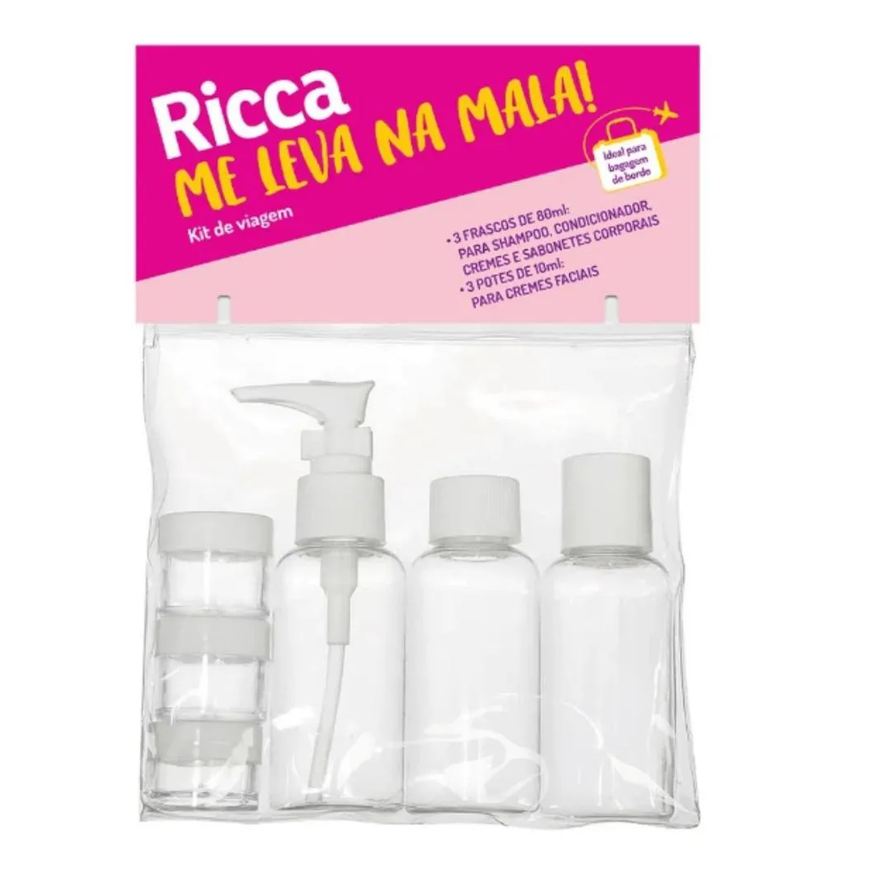 Ricca Kit de Viagem Me Leva Na Mala Belliz Branco Cod. 3308