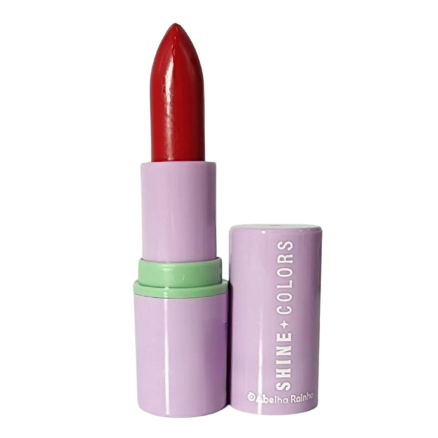 Abelha Rainha Batom Brilho Intenso Rouge Fps 15 Shine Colors 3,7g
