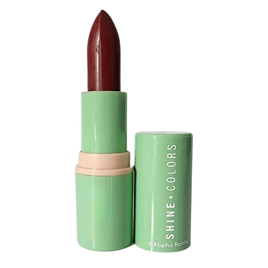 Abelha Rainha Batom Matte Aveludado Vinho Marsala Shine Colors 4g