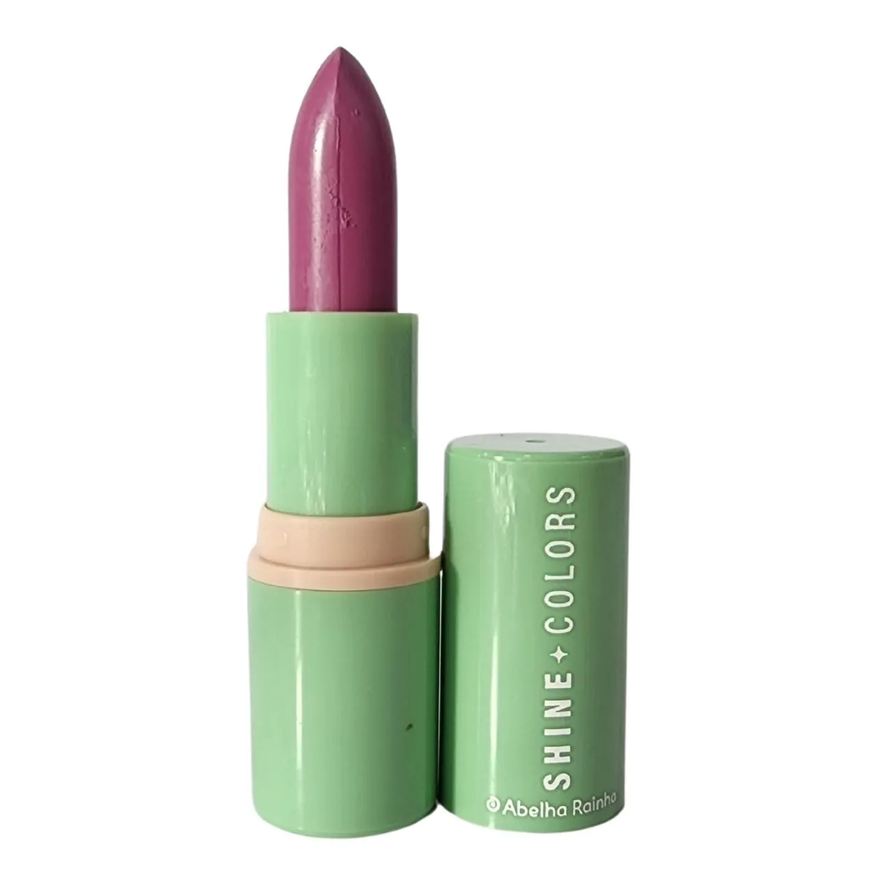 Abelha Rainha Batom Brilho E Sabor Chiclete Fps 15 Shine Colors 3,7g