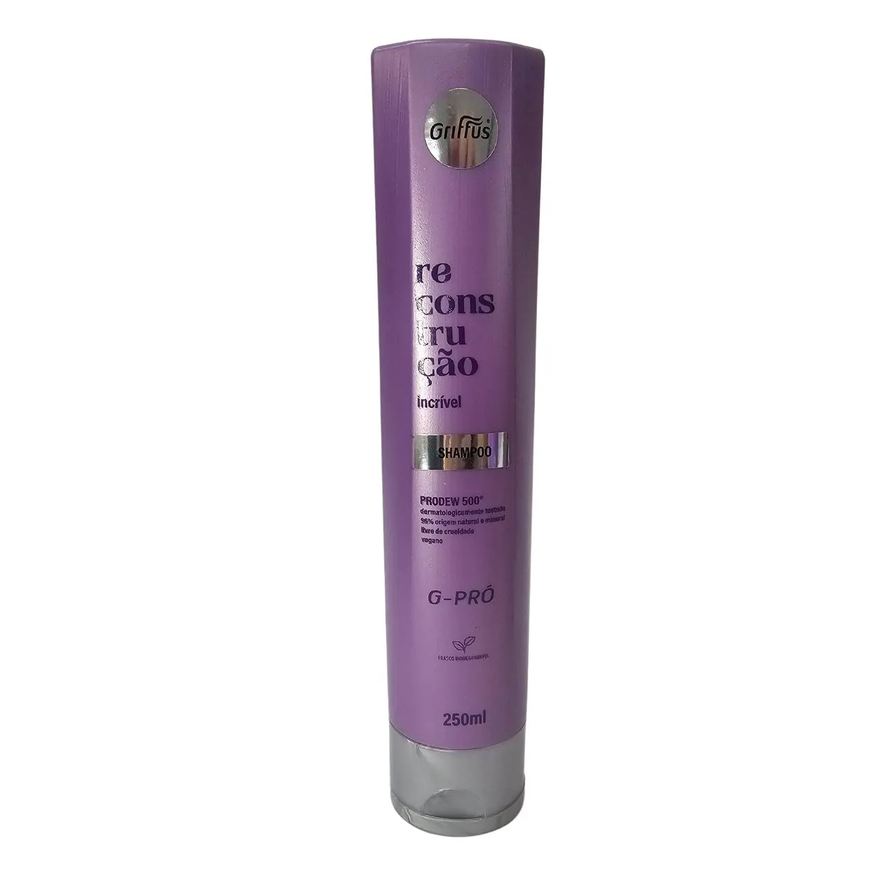 Griffus Shampoo Vegano G-Pró Reconstrução Incrível Fortalecimento 250ml