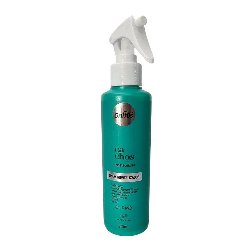 Griffus Leave-in Spray Revitalizador Cachos Espetaculares Vegano G-pró 210ml