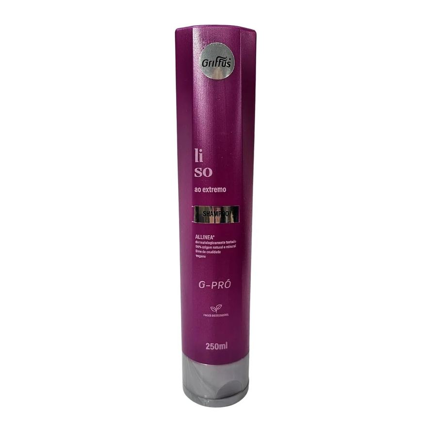 Griffus Shampoo Liso Ao Extremo Vegano G-pró 250ml