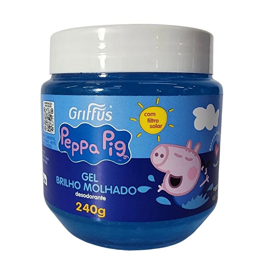 Griffus Gel Capilar Brilho Molhado Vegano George Peppa Pig 240g