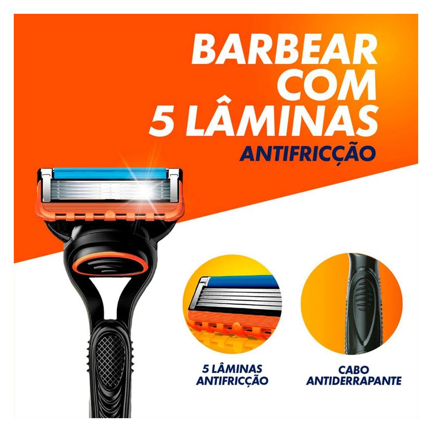 Gillette Carga para Aparelho de Barbear Fusion 5 com 2 unidades