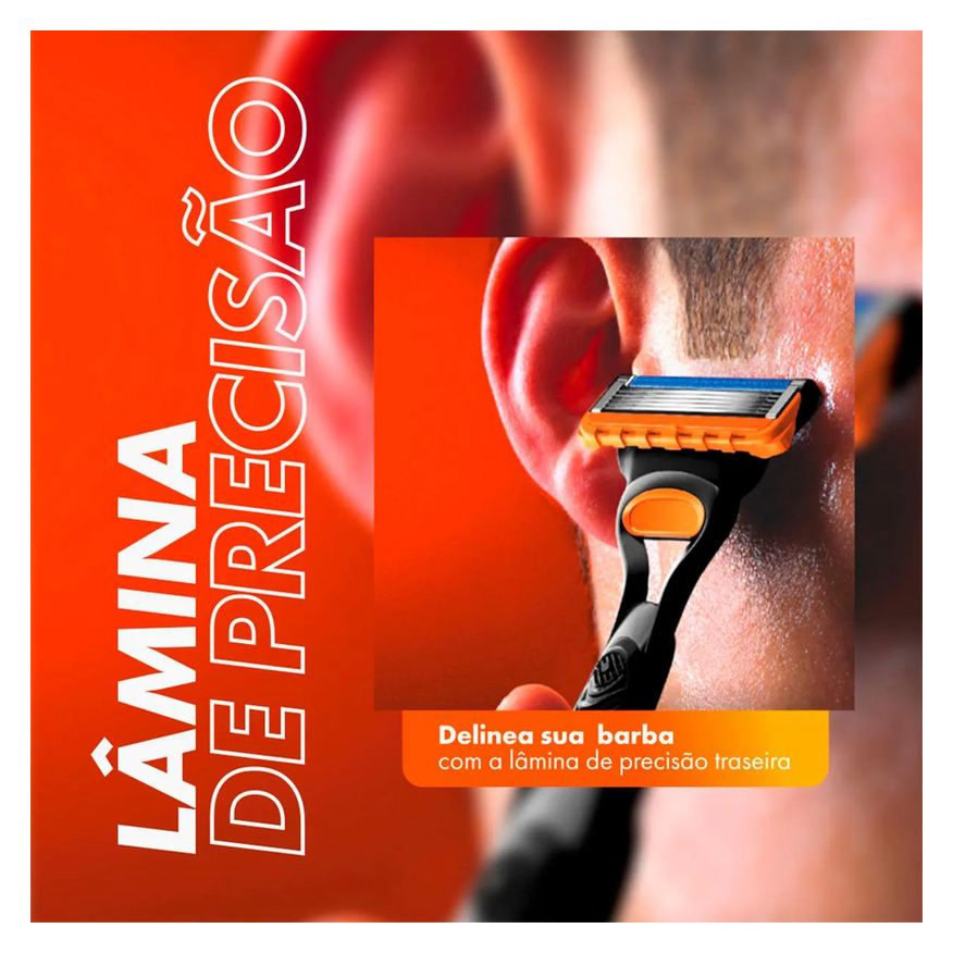 Gillette Carga para Aparelho de Barbear Fusion 5 com 2 unidades