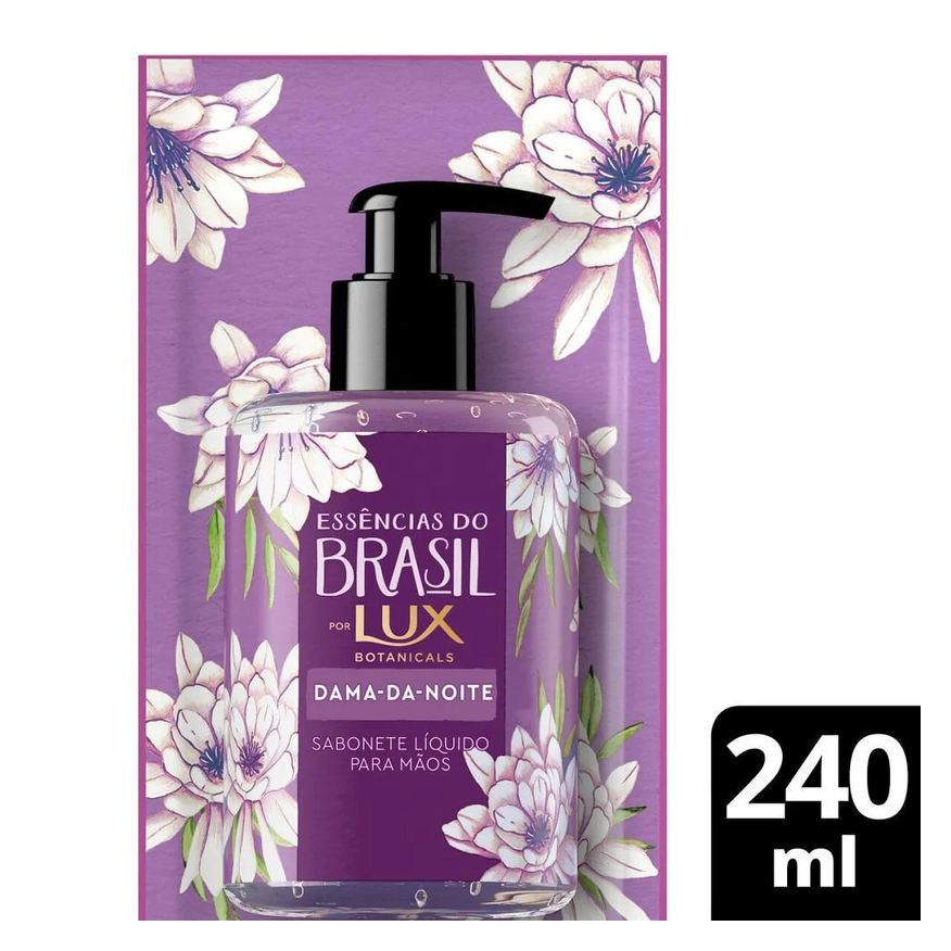 Lux Refil Sabonete Líquido Essências Do Brasil Dama Da Noite 240ml