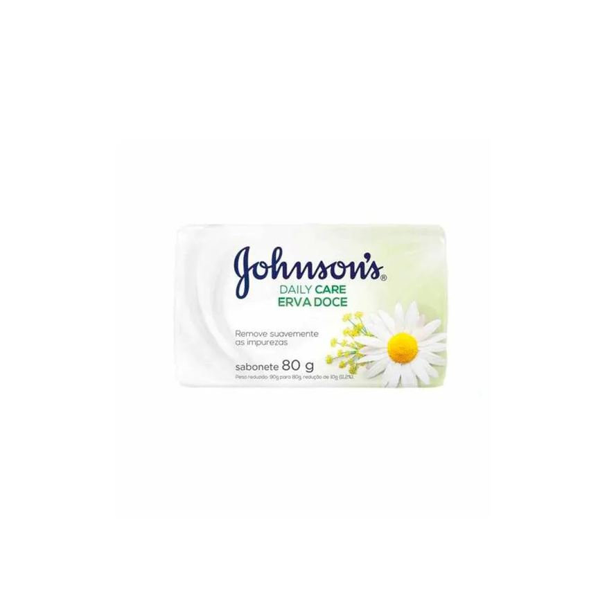Johnson & Johnson Sabonete Johnson ´S Daily Care Erva Doce 80g