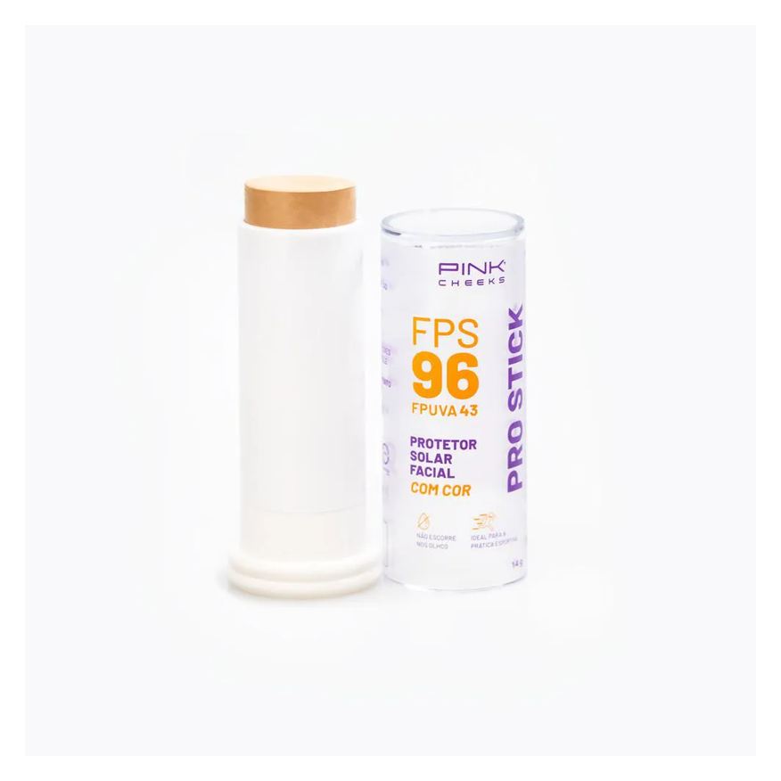 Pink Cheeks Protetor Solar e Base Pro Stick Fps96 Pro10