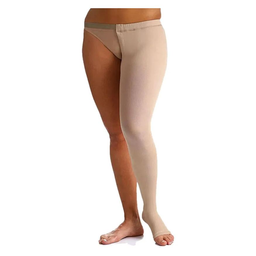 Sigvaris Meia 7/8 Cinta 20-30mmhg Aberta Natural Esquerdo G3