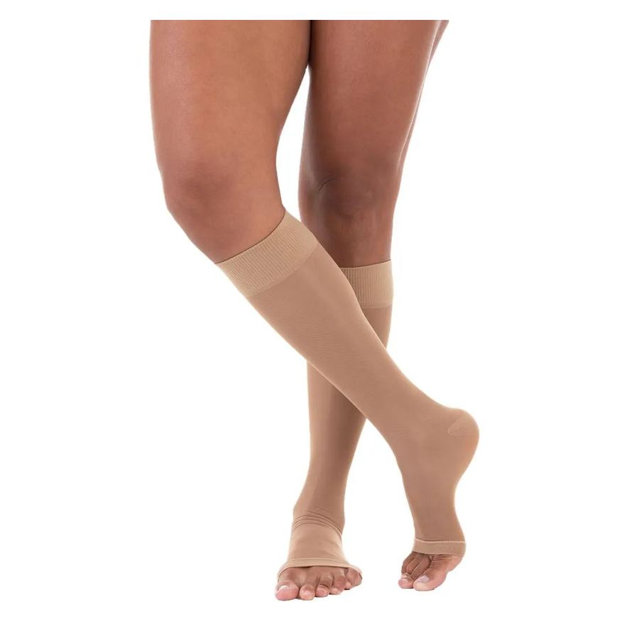 Venosan Meia 3/4 Legline 20-30mmhg Aberta Sahara Tam P