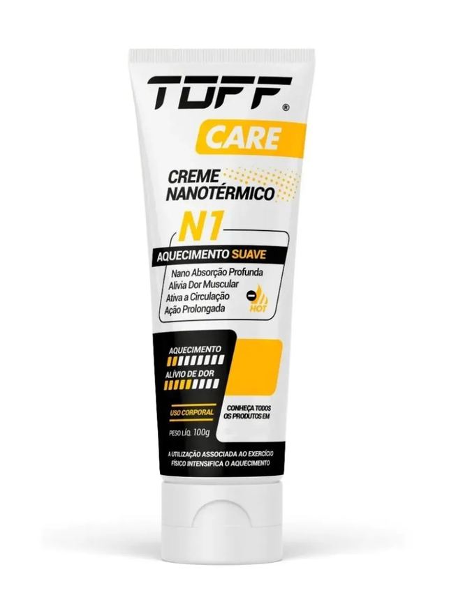 Toff Care Creme Nanotérmico Para Alívio Da Dor N1 - Aquecimento Suave