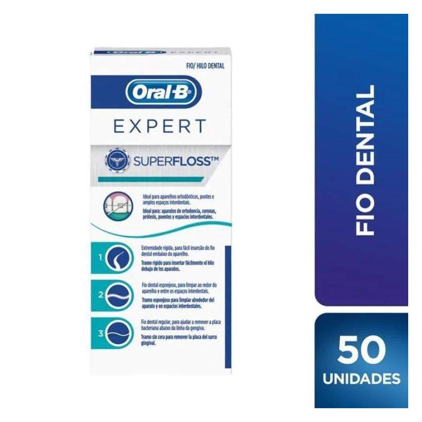 Oral-B Fio Dental Superfloss 50Un