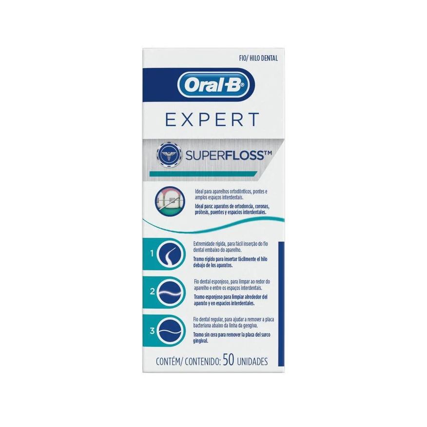 Oral-B Fio Dental Superfloss 50Un