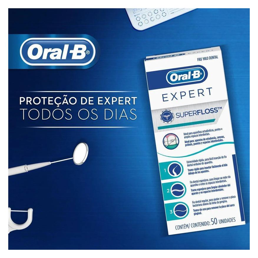Oral-B Fio Dental Superfloss 50Un