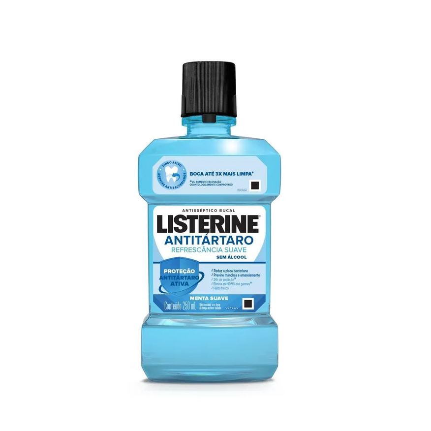 Listerine Antisséptico Bucal Tartar Control Zero Álcool 250ml